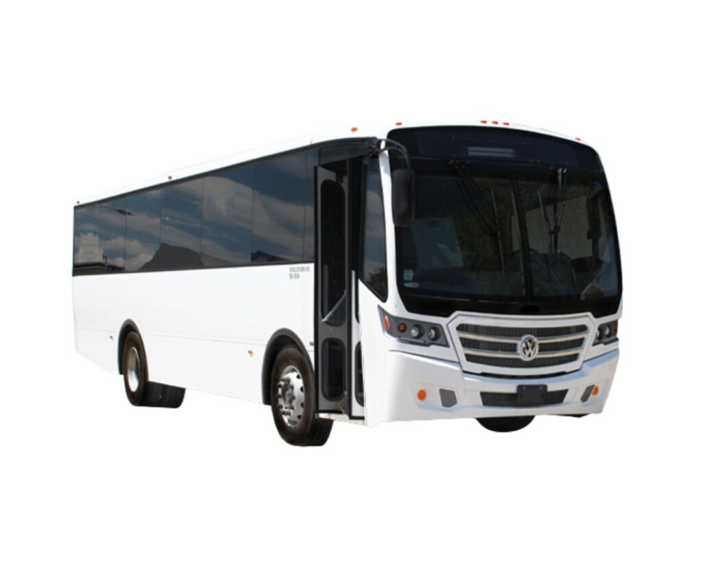Camión tipo ADO 45 pasajeros — transporte de personal empresarial DG Peninsular